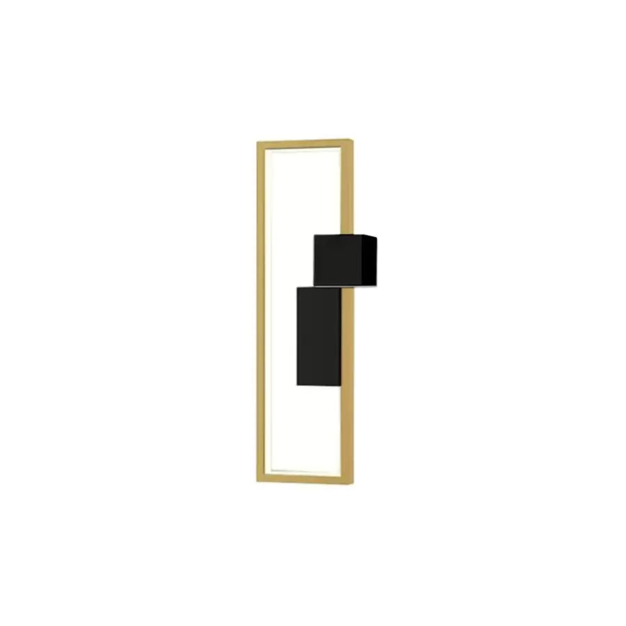 Nissa LED wall light 17W Gold Black Interior wall lights Default Title Alessandro Design