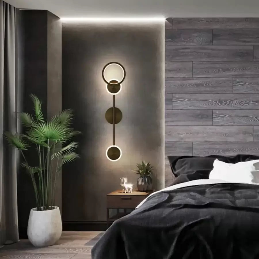 LED Wall lamp Rilenetto 24W Black Interior wall lamps Default Title Alessandro Design