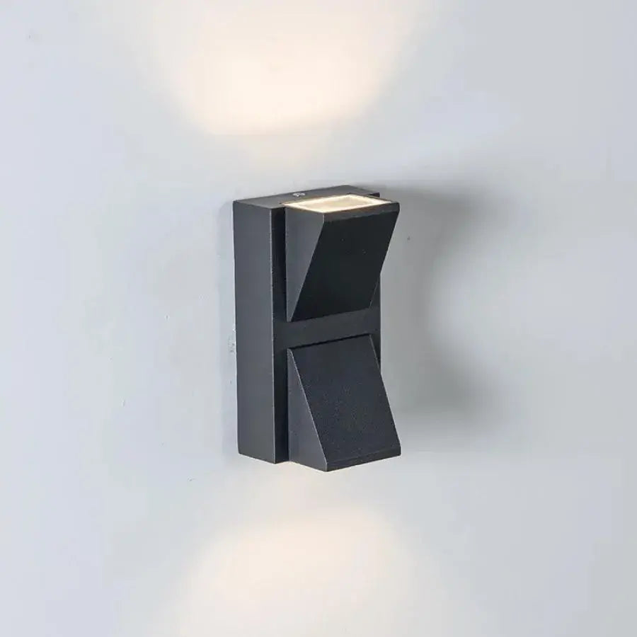 Outdoor Scarlet LED Wall Light, 6W, Black, Metal, IP65, 3000K Outdoor Wall Lights Default Title Alessandro Design