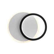 SMALON LED wall lamp 26W, 2 Circles, Cold/Warm/Neutral light, Black White LED Chandelier Default Title Alessandro Design