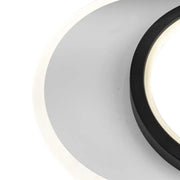 SMALON LED wall lamp 26W, 2 Circles, Cold/Warm/Neutral light, Black White LED Chandelier Default Title Alessandro Design