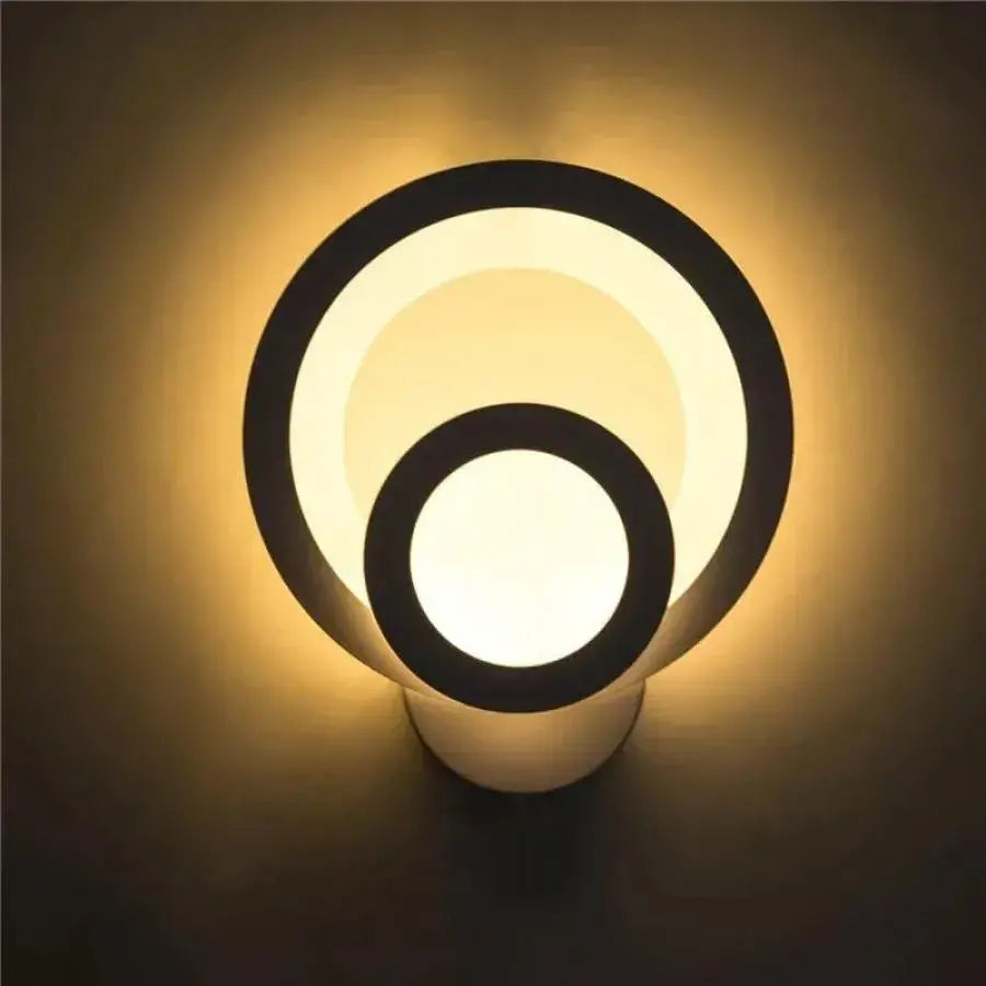 Urbanist LED wall light 19W Round Cold/Warm/Neutral Light Acrylic and White Metal Indoor wall lights Default Title Alessandro Design