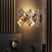 Wall lamp Yasmina 2xE14, Metal and Crystal, Chrome Interior wall lights Default Title Alessandro Design