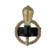Yolanda wall lamp 1x E27 Brown Black Interior wall lights Default Title Alessandro Design