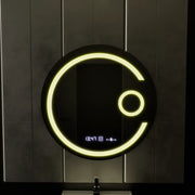 LED Round Mirror, 60cm, Visio MotionGlow Marcello, De-fogging System, Clock & Thermometer, Cosmetic Magnifier, Dimmable Mirrors Marcello Default Title Alessandro Design