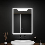 Rectangular LED mirror, 60x80cm, ELANCEE MotionGlow Marcello sensor, De-fogging system, Clock & Thermometer, Dimable Mirrors Marcello Default Title Alessandro Design