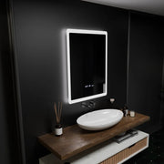 Rectangular LED mirror, 60x80cm, ELANCEE MotionGlow Marcello sensor, De-fogging system, Clock & Thermometer, Dimable Mirrors Marcello Default Title Alessandro Design