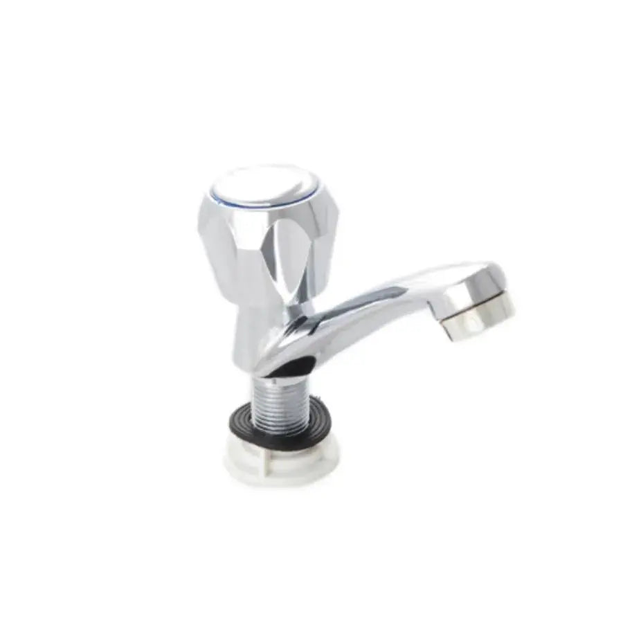 Sink-mounted bathroom faucet, cold water, single handle, glossy chrome Default Title Alessandro Design