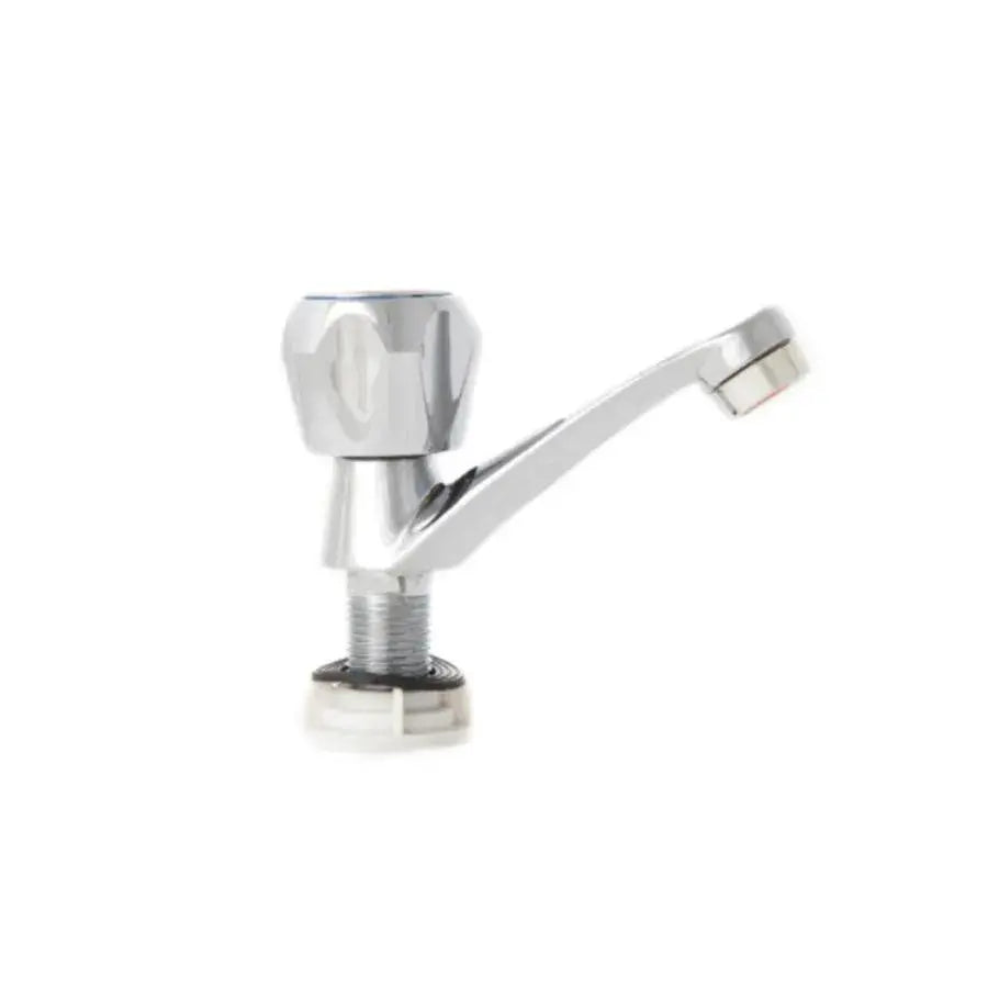 Sink-mounted bathroom faucet, cold water, single handle, glossy chrome Default Title Alessandro Design