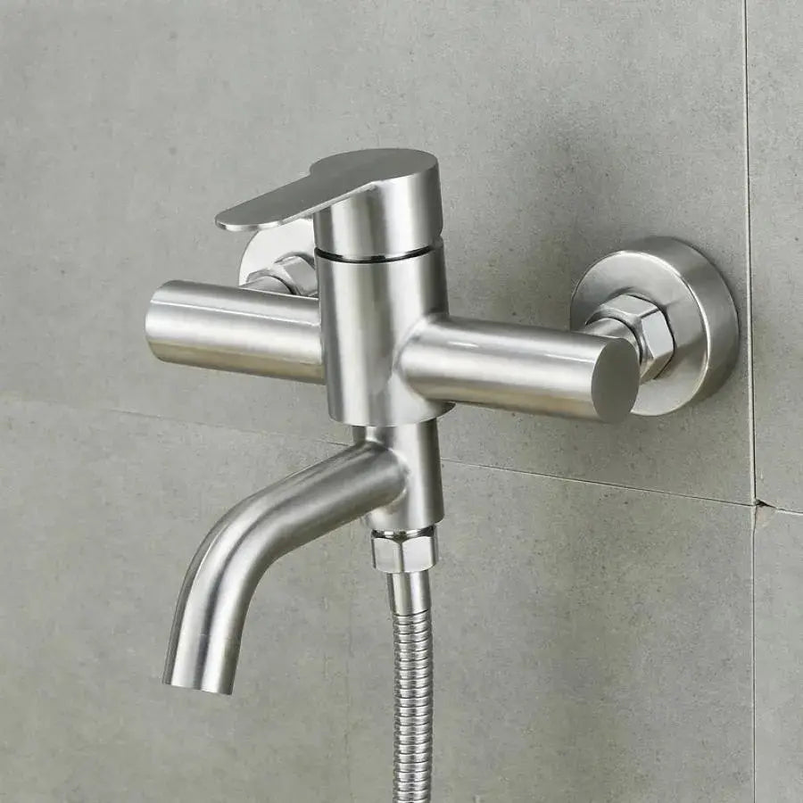 Bathroom Faucet, SUS304 Stainless Steel, Satin, N/LY0C1 Faucets & Shower Columns Default Title Alessandro Design