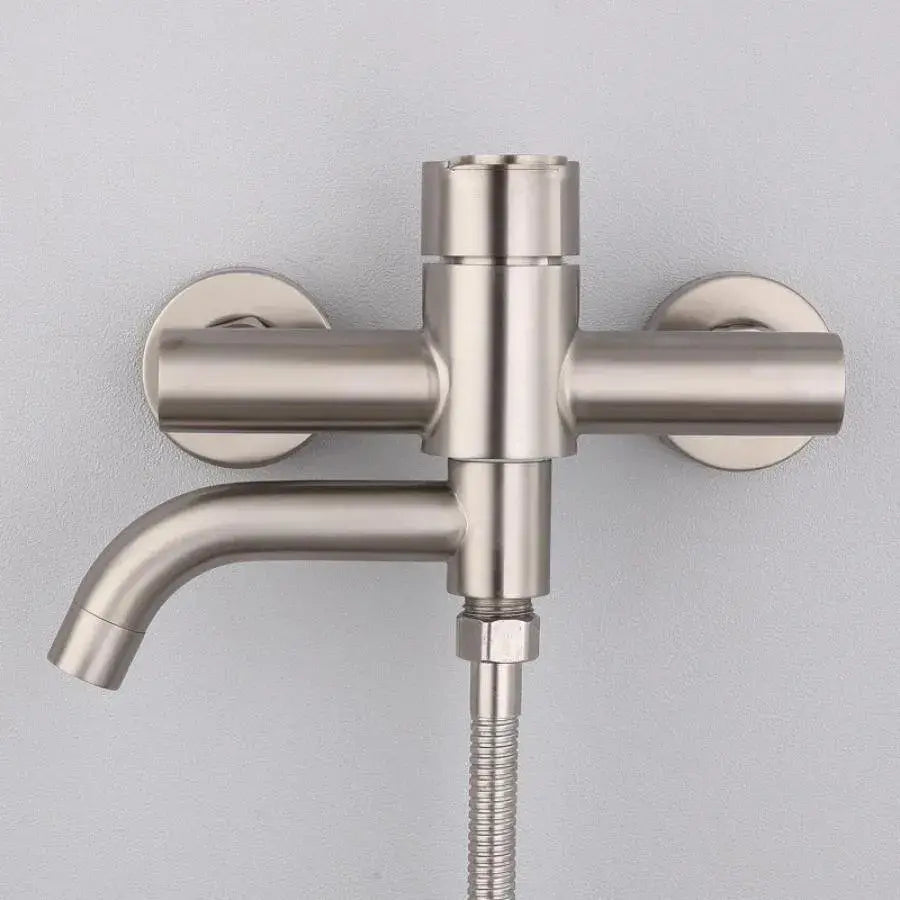 Bathroom Faucet, SUS304 Stainless Steel, Satin, N/LY0C1 Faucets & Shower Columns Default Title Alessandro Design