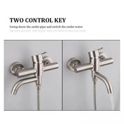 Bathroom Faucet, SUS304 Stainless Steel, Satin, N/LY0C1 Faucets & Shower Columns Default Title Alessandro Design