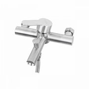 Bathroom Faucet with Shower Head, SUS304 Stainless Steel, Satin, LY010 Faucets & Shower Columns Default Title Alessandro Design