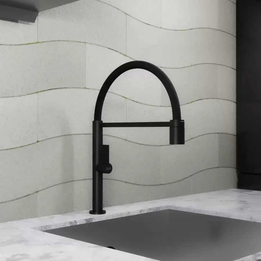 Kitchen Faucet, Sanitary Brass, Black, CF2045 Kitchen Faucets Default Title Alessandro Design