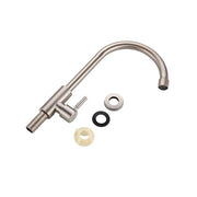 Kitchen Faucet, Cold Water, SUS304 Stainless Steel, Satin, DL002 Bathroom Faucets Default Title Alessandro Design