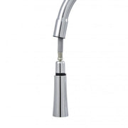 Kitchen Faucet with Extractable Shower Brass Sanitary Silver CF/1035/C1 Kitchen Faucets Default Title Alessandro Design