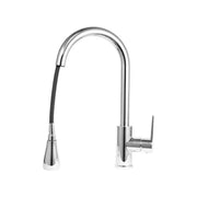 Kitchen Faucet with Extractable Shower, Sanitary Brass, Chrome, CF022S Kitchen Faucets Default Title Alessandro Design