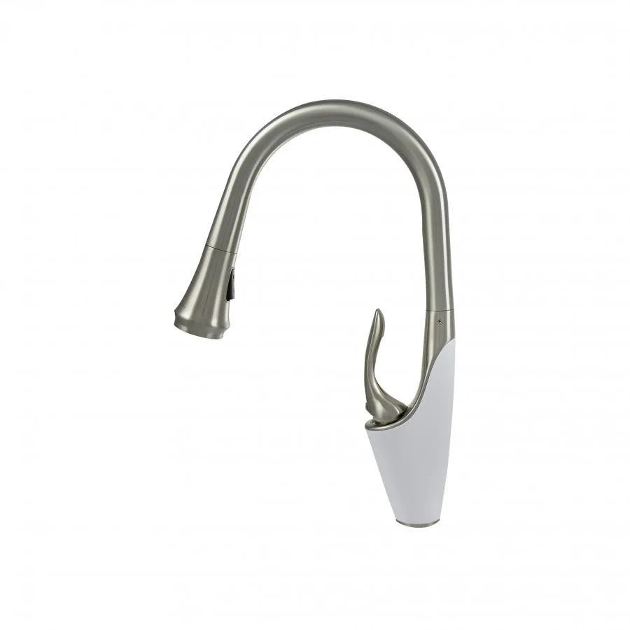 Kitchen Faucet with Extractable Shower, Sanitary Brass, Chrome, W054 Kitchen Faucets Default Title Alessandro Design