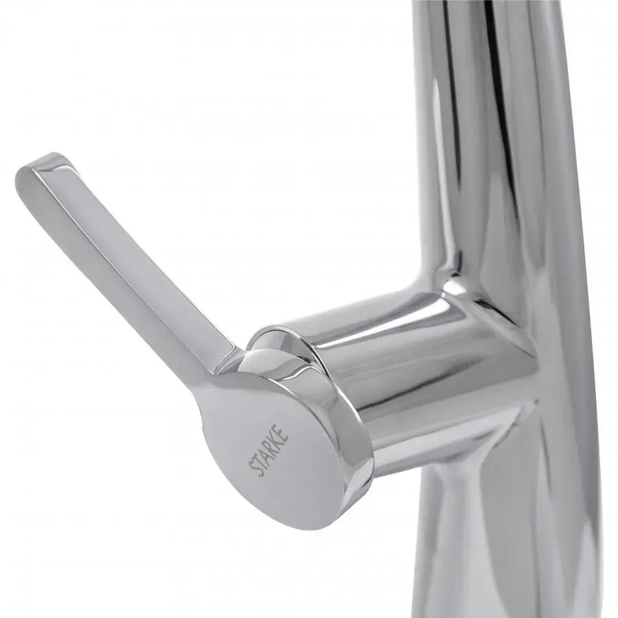 Kitchen Faucet with Extractable Shower, Sanitary Brass, Chrome, W059 Kitchen Faucets Default Title Alessandro Design