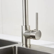 Kitchen Faucet with Extractable Shower, Stainless Steel and Chrome Brass, YD/101 Kitchen Faucets Default Title Alessandro Design