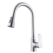 Kitchen Faucet with Extractable Shower Stainless Steel ZY1014 Kitchen Faucets Default Title Alessandro Design