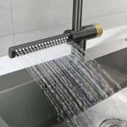 Kitchen faucet with extractable black stainless steel shower with waterfall function YB1500H Kitchen faucets Default Title Alessandro Design