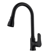 Kitchen Faucet with Extractable Black Stainless Steel Shower ZY1013 Kitchen Faucets Default Title Alessandro Design