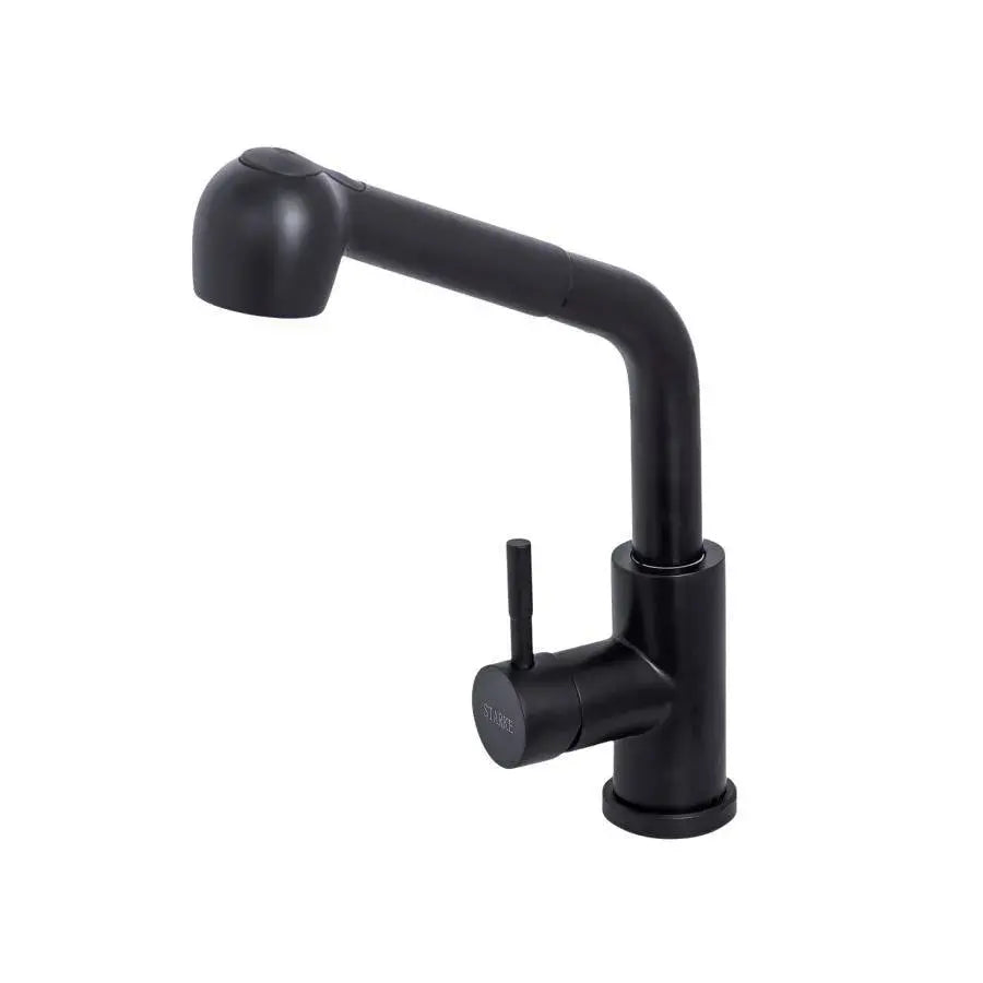 Kitchen Faucet with Extractable Shower, SUS304 Stainless Steel, Black, HS004 Kitchen Faucets Default Title Alessandro Design