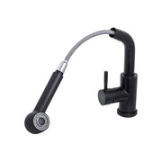 Kitchen Faucet with Extractable Shower, SUS304 Stainless Steel, Black, HS004 Kitchen Faucets Default Title Alessandro Design