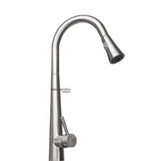 Kitchen Faucet with Extractable Shower, SUS304 Stainless Steel, Satin, CF021 Kitchen Faucets Default Title Alessandro Design