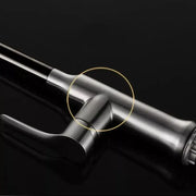 Kitchen Faucet with Extractable Shower, SUS304 Stainless Steel, Satin, CF023 Kitchen Faucets Default Title Alessandro Design