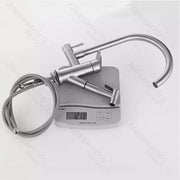 Kitchen Faucet with Extractable Shower, SUS304 Stainless Steel, Satin, CF034 Kitchen Faucets Default Title Alessandro Design