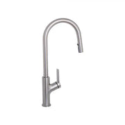 Kitchen Faucet with Extractable Shower, SUS304 Stainless Steel, Satin, FJ5542 Kitchen Faucets Default Title Alessandro Design