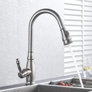 Kitchen Faucet with Extractable Shower, SUS304 Stainless Steel, Satin, YSQ/105 Kitchen Faucets Default Title Alessandro Design