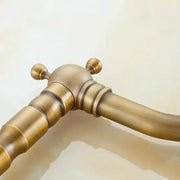 Swan Neck Kitchen Faucet, Metal, Antique Gold, OD/2047 Kitchen Faucets Default Title Alessandro Design