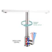 Stainless Steel Kitchen Faucet Silver Kitchen Faucets Default Title Alessandro Design