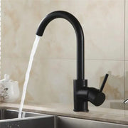 Kitchen Faucet, SUS304 Stainless Steel, Black, HS/LY008 Kitchen Faucets Default Title Alessandro Design