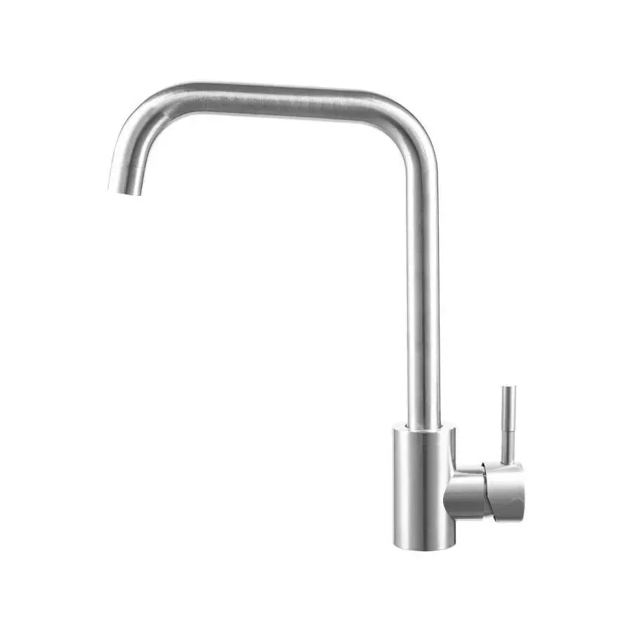 Single lever kitchen faucet Pivoting faucet Ceramic cartridge Satin stainless steel Connections Fixing kit included CF002 Kitchen faucets Default Title Alessandro Design