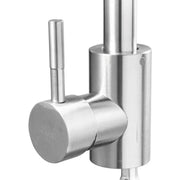 Single lever kitchen faucet Pivoting faucet Ceramic cartridge Satin stainless steel Connections Fixing kit included CF002 Kitchen faucets Default Title Alessandro Design