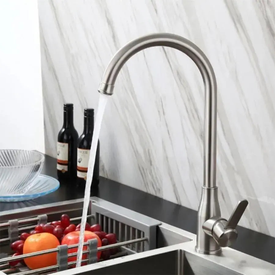 Kitchen Faucet, SUS304 Stainless Steel, Satin, CF010 Kitchen Faucets Default Title Alessandro Design