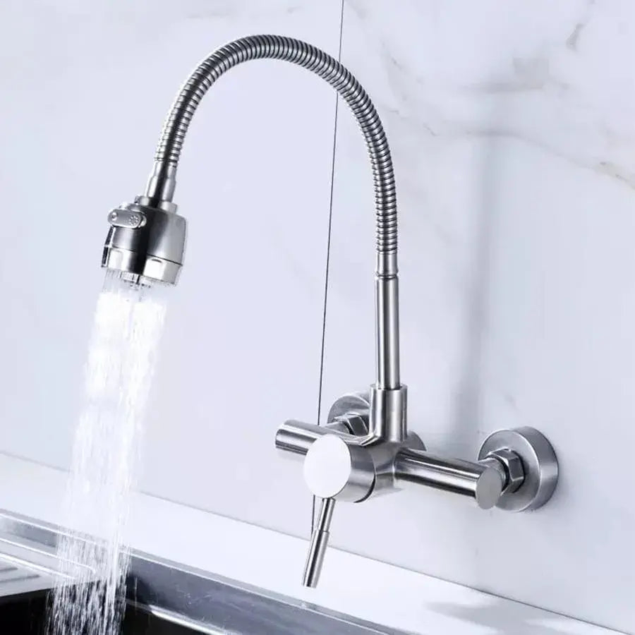 Kitchen Faucet, SUS304 Stainless Steel, Satin, CF014 Kitchen Faucets Default Title Alessandro Design