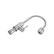 Kitchen Faucet Flexible Faucet 2 Jets Satin Stainless Ceramic Cartridge Connections Included CF031 Kitchen Faucets Default Title Alessandro Design