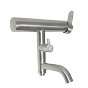 Shower Cabin Faucet, Stainless Steel, Satin Gray Faucets & Shower Columns Default Title Alessandro Design