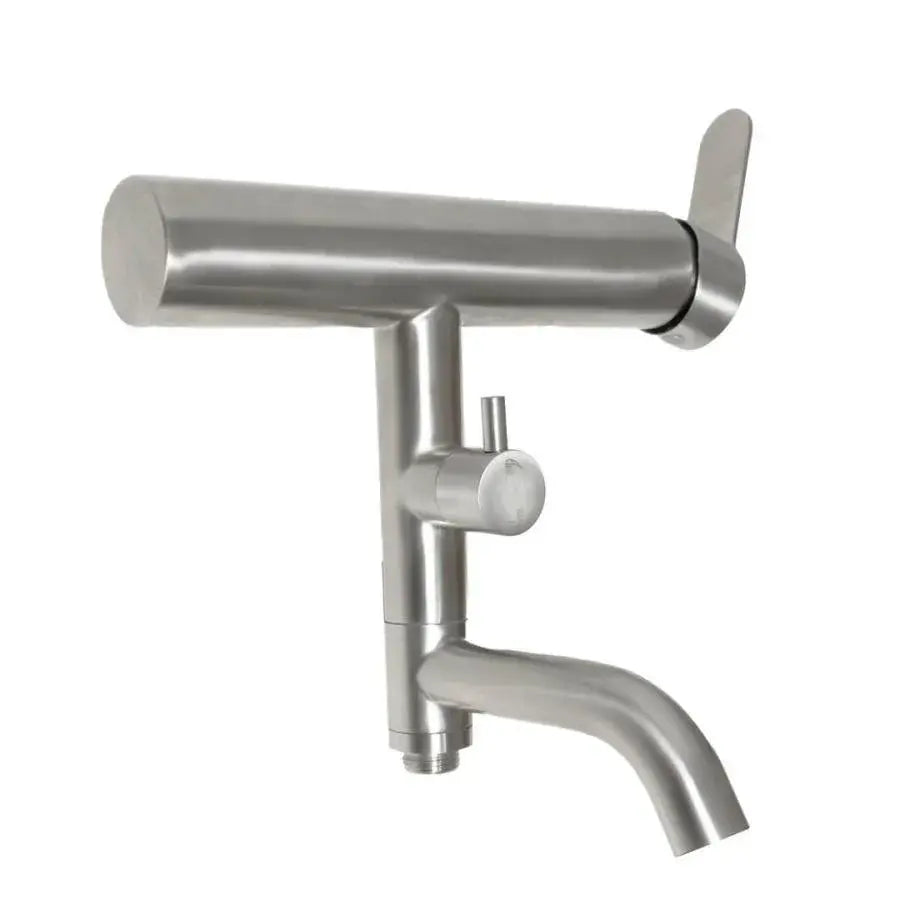 Shower Cabin Faucet, Stainless Steel, Satin Gray Faucets & Shower Columns Default Title Alessandro Design