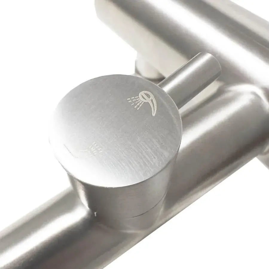 Shower Cabin Faucet, Stainless Steel, Satin Gray Faucets & Shower Columns Default Title Alessandro Design