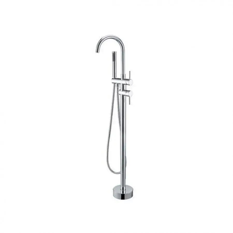 Floor Faucet with Round Frame, Sanitary Brass, Chrome, CF2032 Faucets & Shower Columns Default Title Alessandro Design