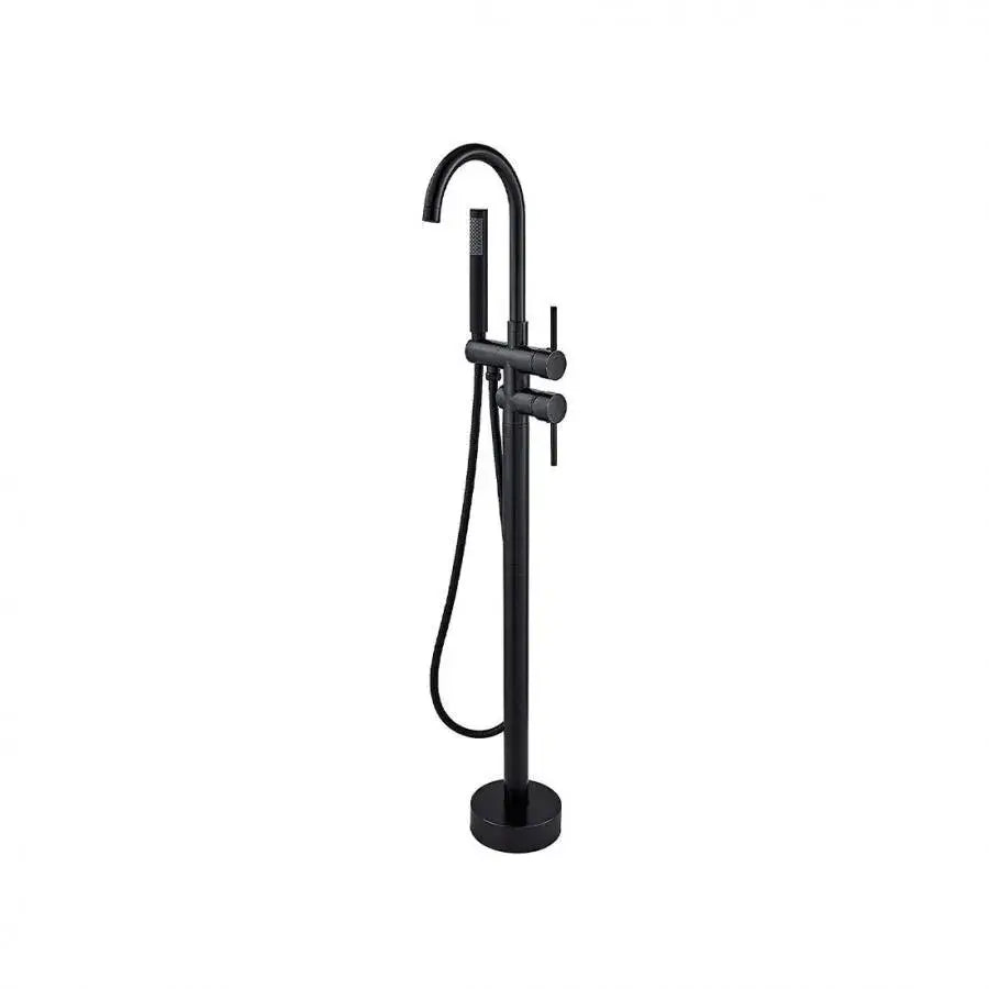 Floor Faucet with Round Frame, Sanitary Brass, Black, CF2033 Faucets & Shower Columns Default Title Alessandro Design
