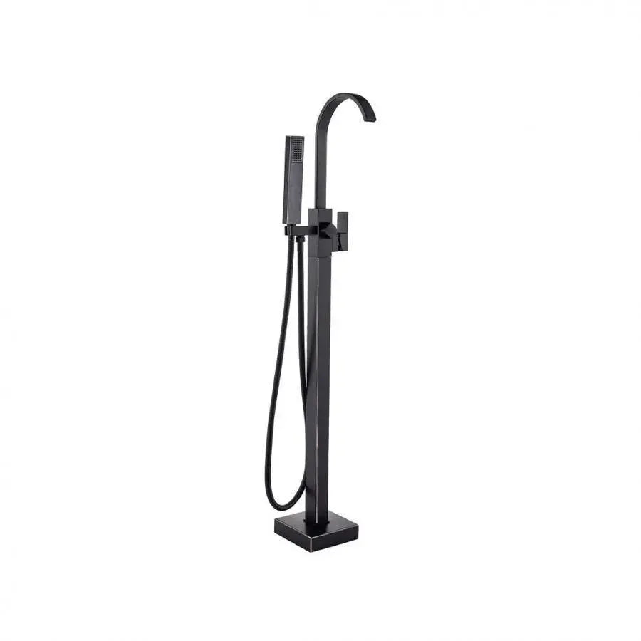 Square Frame Floor Faucet, Sanitary Brass, Black, CF2036 Faucets & Shower Columns Default Title Alessandro Design