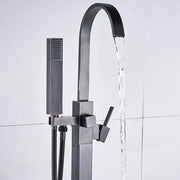 Square Frame Floor Faucet, Sanitary Brass, Black, CF2036 Faucets & Shower Columns Default Title Alessandro Design