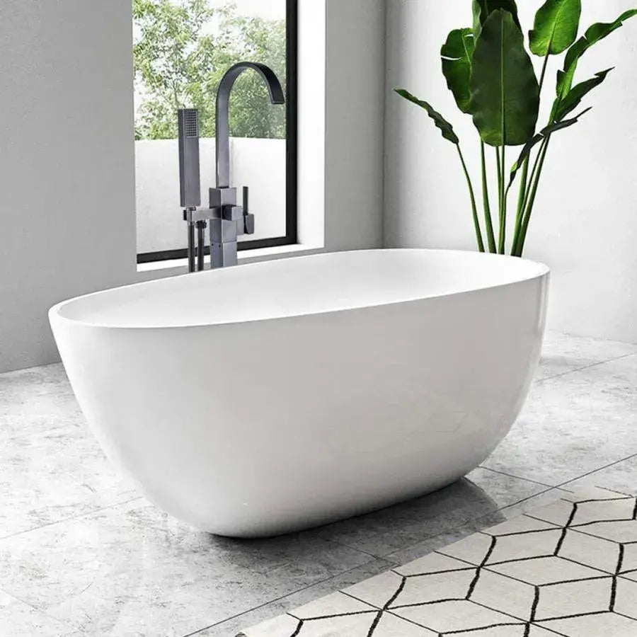 Square Frame Floor Faucet, Sanitary Brass, Black, CF2036 Faucets & Shower Columns Default Title Alessandro Design